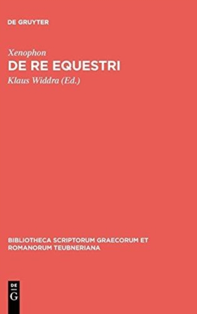 de Re Equestri, Hardback Book