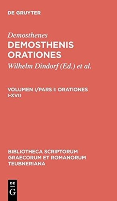 Orationes I-XVII, Hardback Book