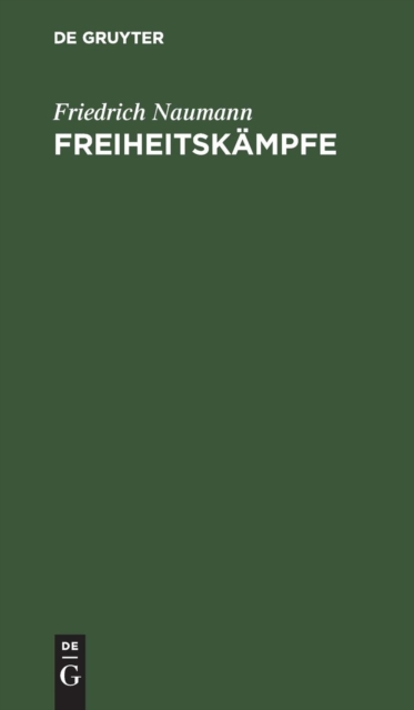 Freiheitsk?mpfe, Hardback Book