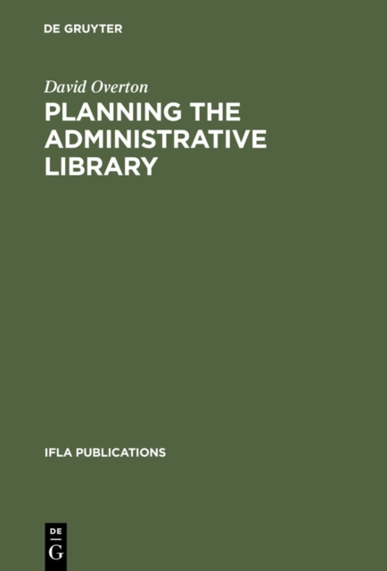 Planning the Administrative Library, PDF eBook