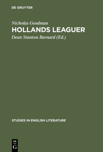 Hollands leaguer : A critical Edition, PDF eBook
