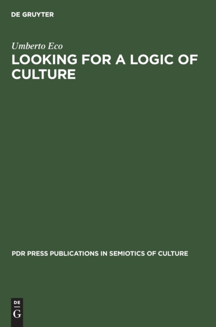 Looking for a Logic of Culture, Hardback Book