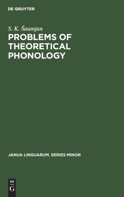Problems of Theoretical Phonology, Hardback Book