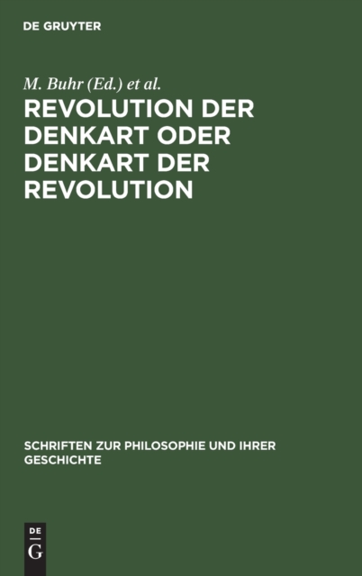 Revolution Der Denkart Oder Denkart Der Revolution, Hardback Book