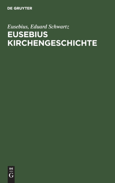 Eusebius Kirchengeschichte, Hardback Book