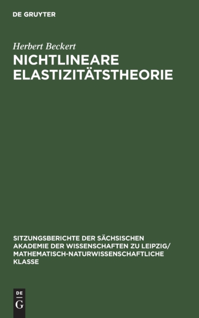 Nichtlineare Elastizit?tstheorie, Hardback Book
