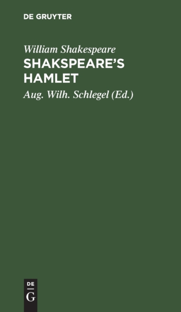 Shakspeare's Hamlet, Hardback Book