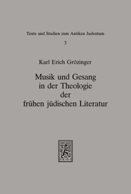 Musik und Gesang in der Theologie der fruhen judischen Literatur, Hardback Book