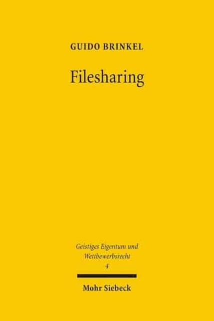 Filesharing : Verantwortlichkeit in Peer-to-Peer-Tauschplattformen, Paperback / softback Book
