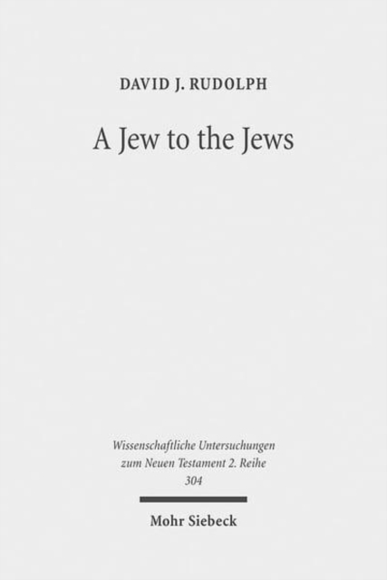 A Jew to the Jews : Jewish Contours of Pauline Flexibility in 1 Corinthians 9:19-23, Paperback / softback Book