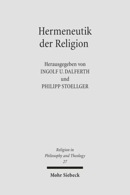 Hermeneutik der Religion, Paperback / softback Book