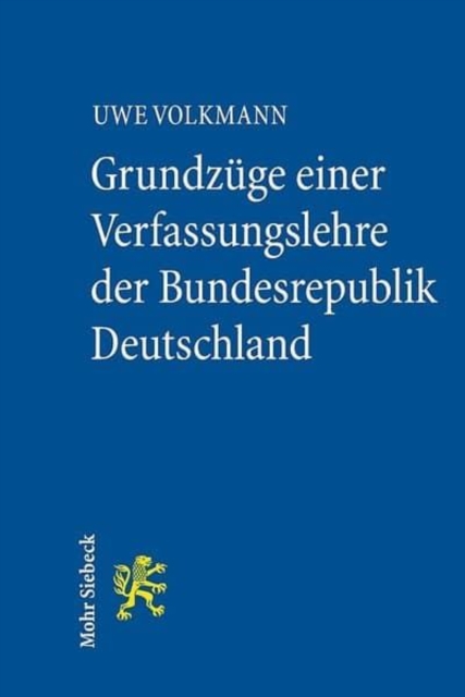 Grundzuge einer Verfassungslehre der Bundesrepublik Deutschland, Paperback / softback Book