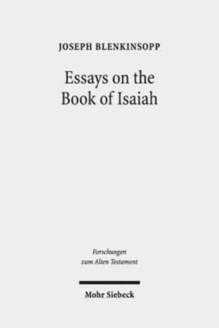 Essays on the Book of Isaiah, Hardback Book