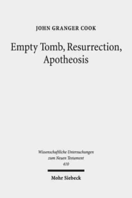 Empty Tomb, Resurrection, Apotheosis, Hardback Book