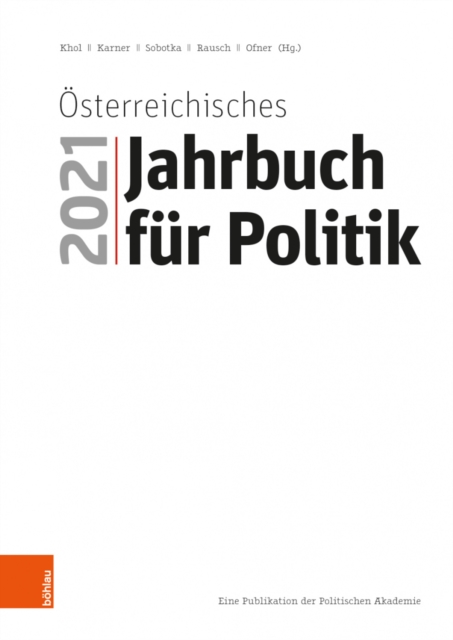 Osterreichisches Jahrbuch fur Politik 2021, Paperback / softback Book