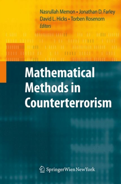 Mathematical Methods in Counterterrorism, Hardback Book