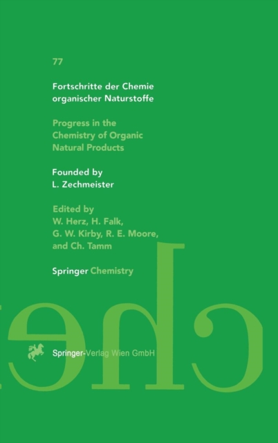 Fortschritte der Chemie organischer Naturstoffe : Progress in the Chemistry of Organic Natural Products, Hardback Book