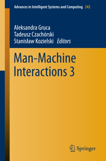 Man-Machine Interactions 3, PDF eBook