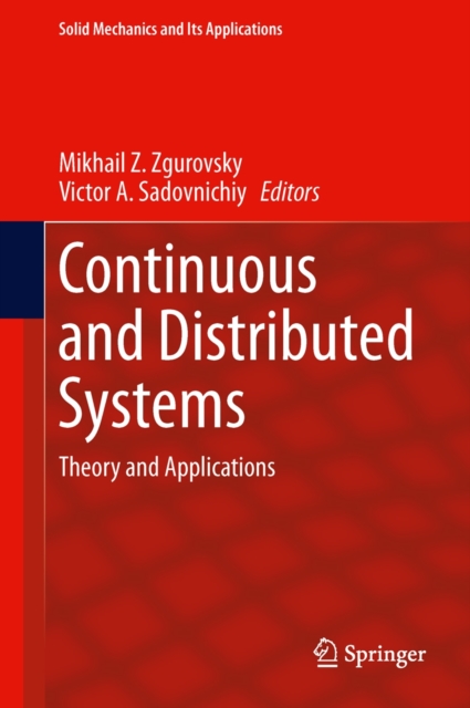 Continuous and Distributed Systems : Theory and Applications, Hardback Book