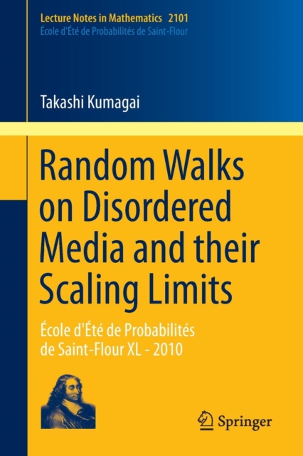 Random Walks on Disordered Media and their Scaling Limits : Ecole d'Ete de Probabilites de Saint-Flour XL - 2010, Paperback / softback Book