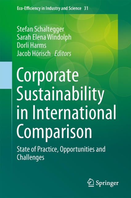 Corporate Sustainability in International Comparison : State of Practice, Opportunities and Challenges, Hardback Book