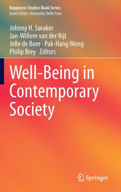 Well-Being in Contemporary Society, Hardback Book