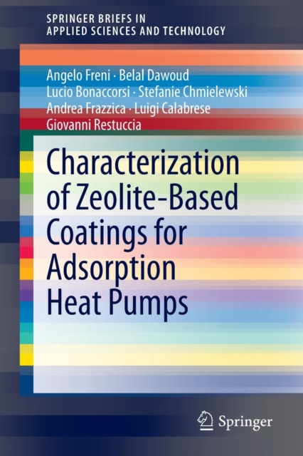 Characterization of Zeolite-Based Coatings for Adsorption Heat Pumps, Paperback / softback Book