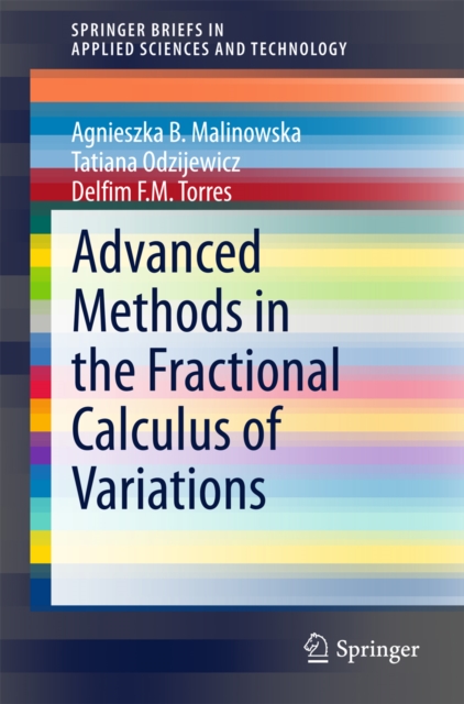 Advanced Methods in the Fractional Calculus of Variations, PDF eBook