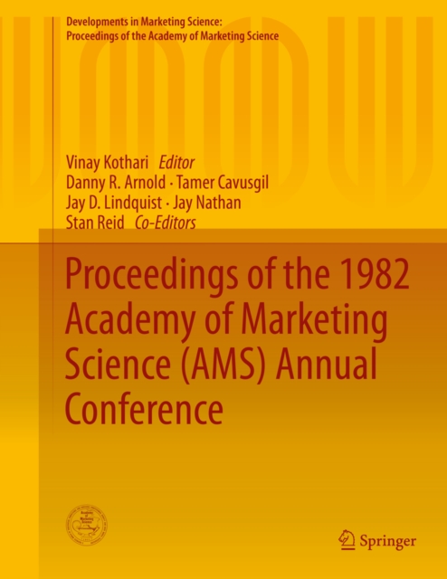 Proceedings of the 1982 Academy of Marketing Science (AMS) Annual Conference, PDF eBook