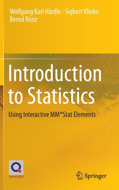 Introduction to Statistics : Using Interactive MM*Stat Elements, Hardback Book