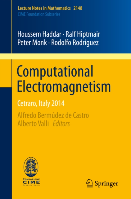 Computational Electromagnetism : Cetraro, Italy 2014, PDF eBook