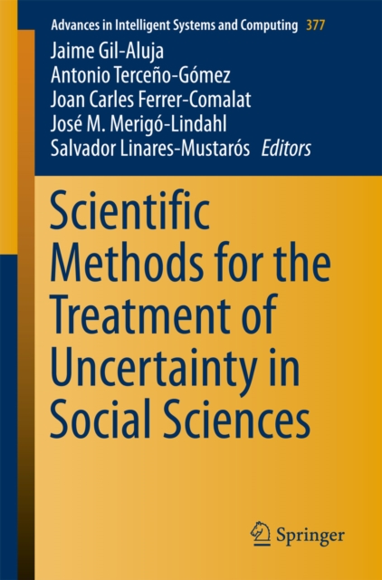 Scientific Methods for the Treatment of Uncertainty in Social Sciences, PDF eBook
