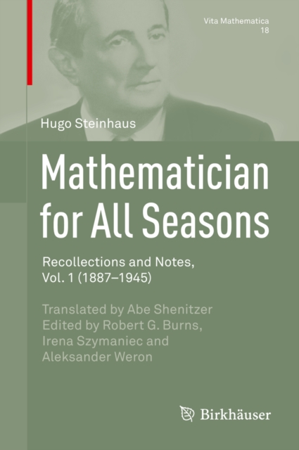 Mathematician for All Seasons : Recollections and Notes Vol. 1 (1887-1945), PDF eBook