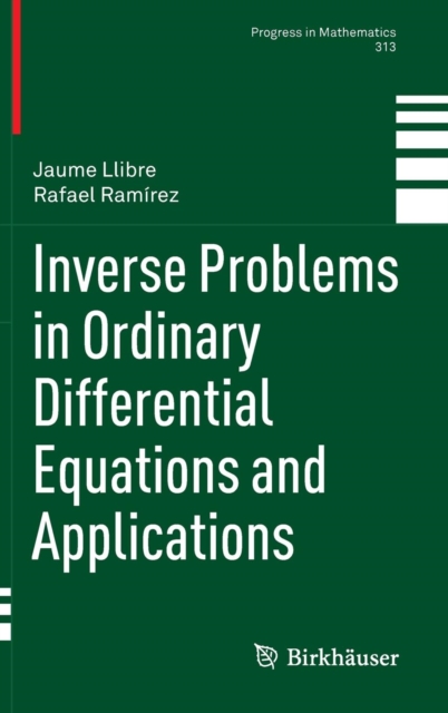 Inverse Problems in Ordinary Differential Equations and Applications, Hardback Book