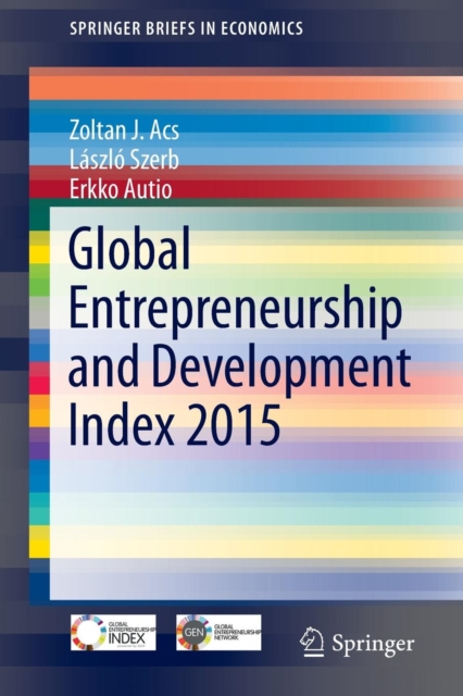 Global Entrepreneurship and Development Index 2015, Paperback / softback Book
