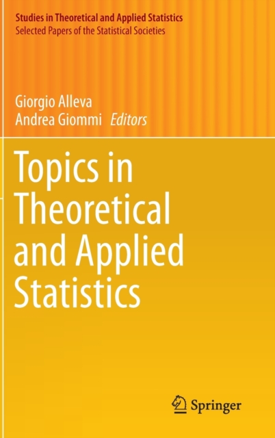 Topics in Theoretical and Applied Statistics, Hardback Book