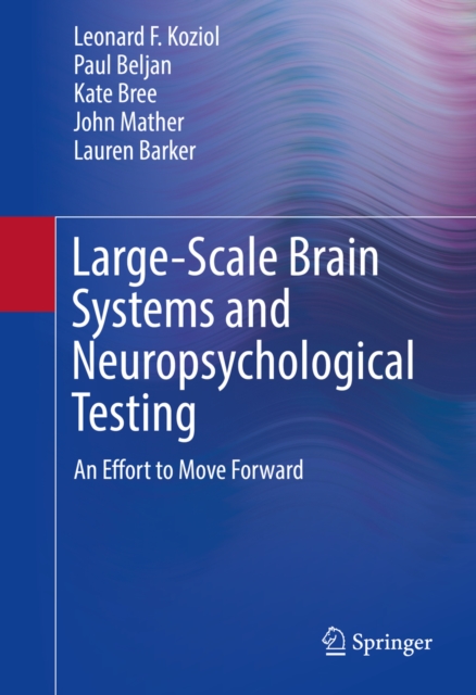 Large-Scale Brain Systems and Neuropsychological Testing : An Effort to Move Forward, PDF eBook