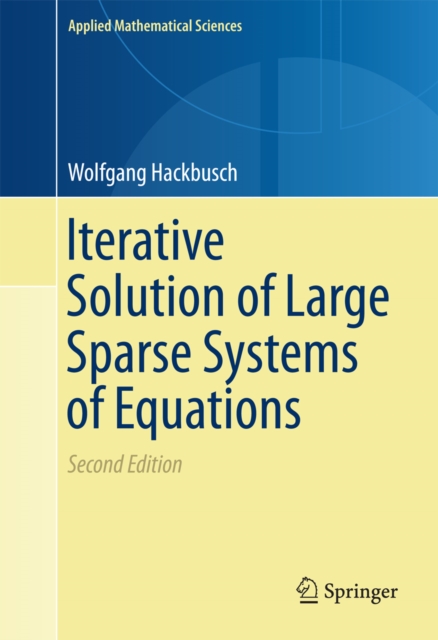 Iterative Solution of Large Sparse Systems of Equations, PDF eBook