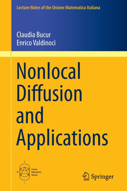 Nonlocal Diffusion and Applications, Paperback / softback Book