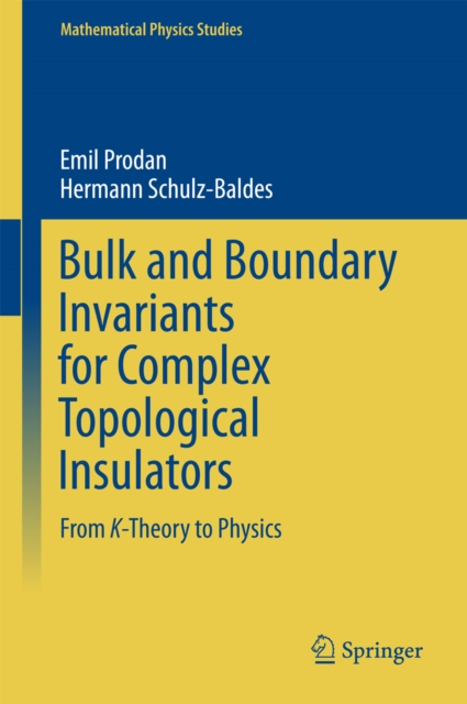 Bulk and Boundary Invariants for Complex Topological Insulators : From K-Theory to Physics, PDF eBook