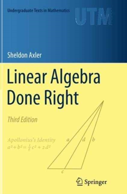 Linear Algebra Done Right, Paperback / softback Book
