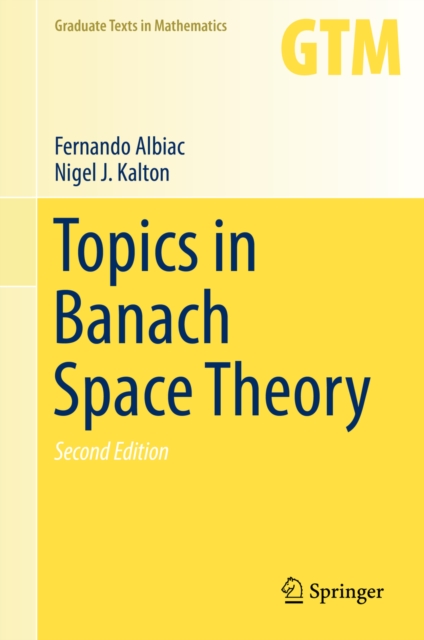Topics in Banach Space Theory, PDF eBook