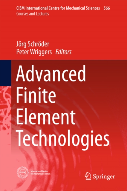 Advanced Finite Element Technologies, PDF eBook