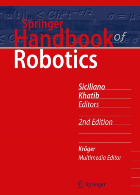 Springer Handbook of Robotics, Hardback Book