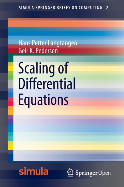 Scaling of Differential Equations, Paperback / softback Book