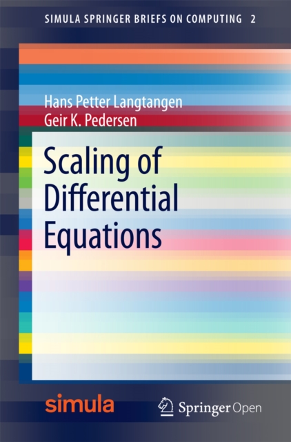 Scaling of Differential Equations, PDF eBook