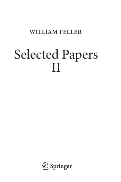 Selected Papers II, Paperback / softback Book