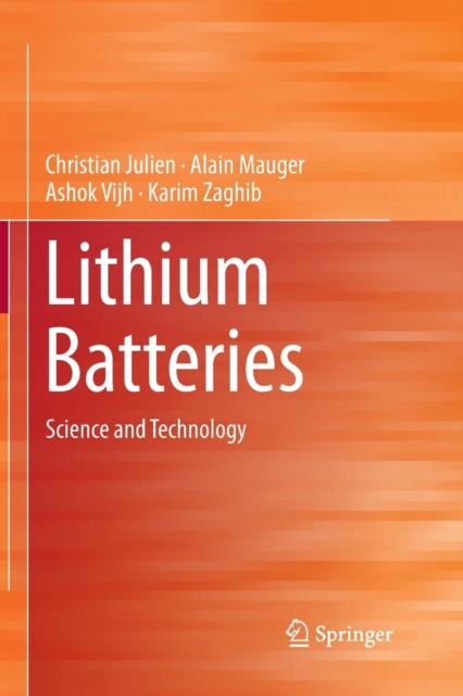 Lithium Batteries : Science and Technology, Paperback / softback Book