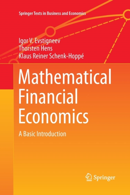 Mathematical Financial Economics : A Basic Introduction, Paperback / softback Book