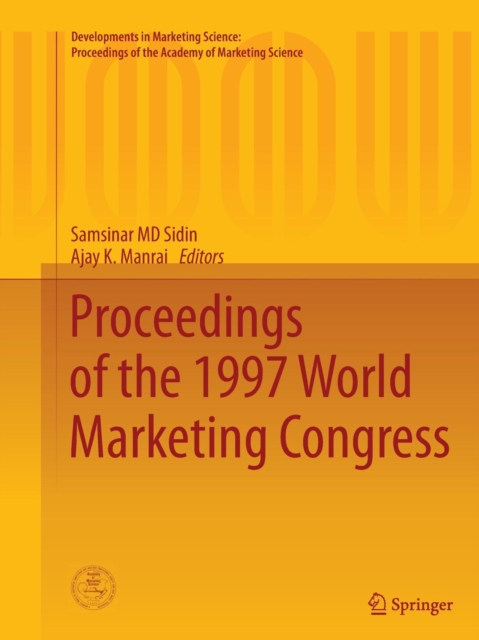 Proceedings of the 1997 World Marketing Congress, Paperback / softback Book